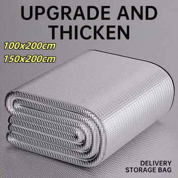 Waterproof Mat Double-Sided Aluminum Film Moisture-Proof Mat Portable Picnic Mat Outdoor Tent Camping Beach Moisture-Proof Mat